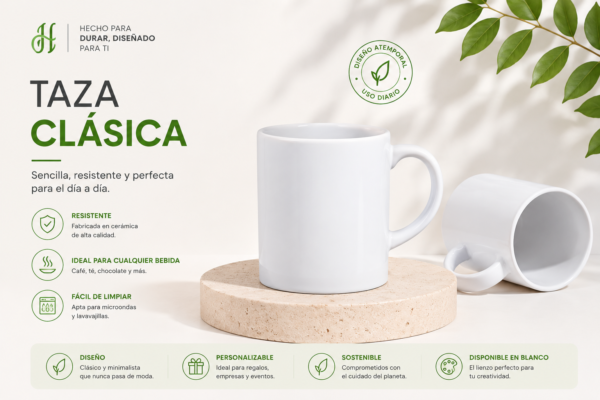 Tazas Sublimación (caja de 36 unidades)