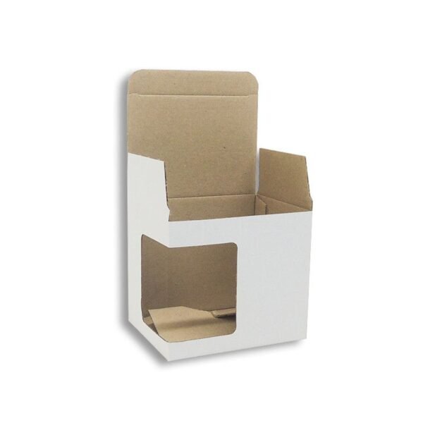 Caja para tazas con ventana