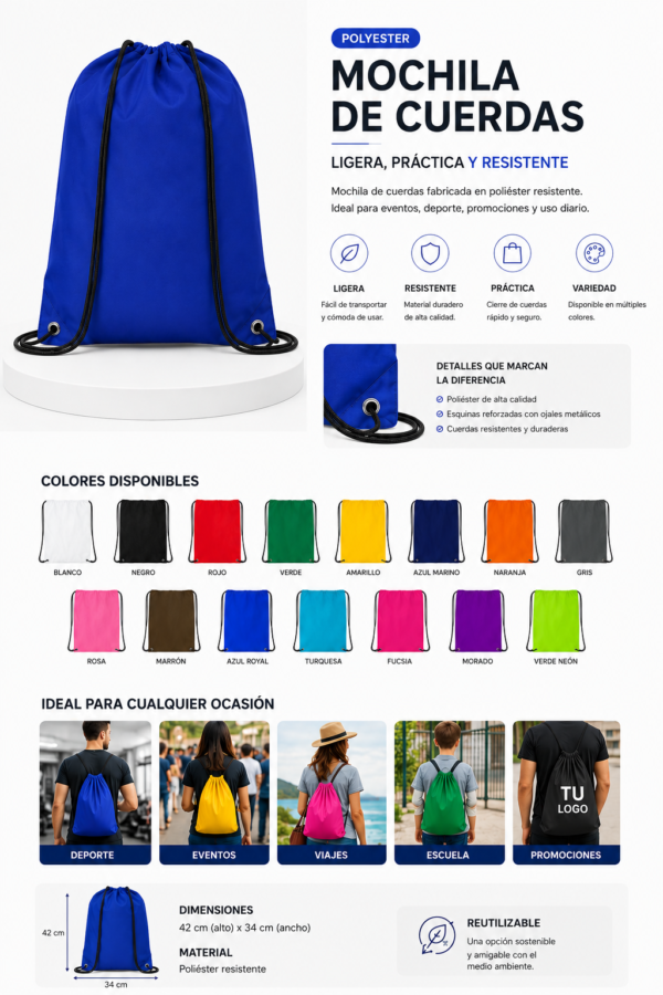 Mochila Poliéster