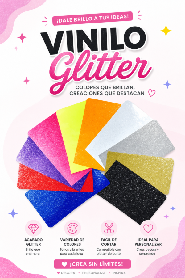 Vinilo Textil Glitter